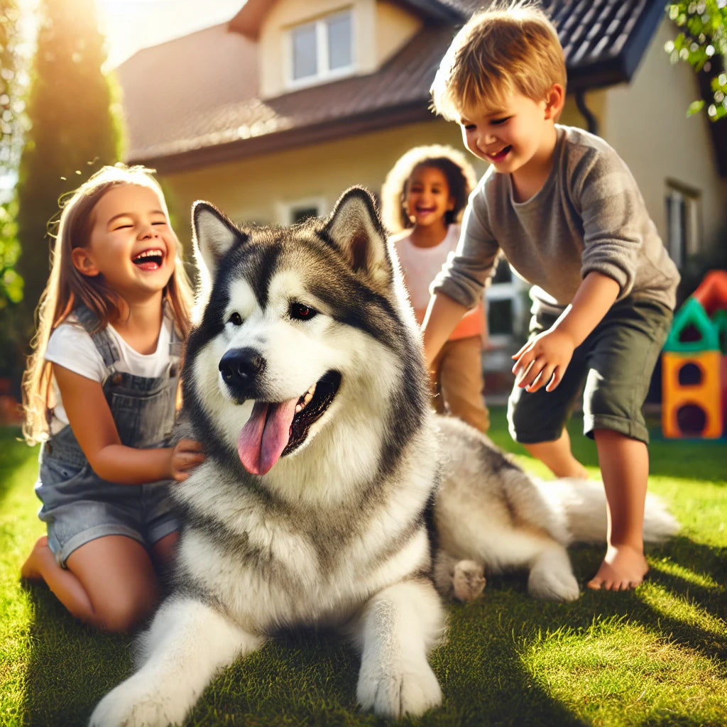 Are Alaskan Malamutes Good with Kids?